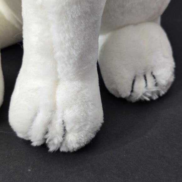 Vintage Dakin RCA Dog Plush Nipper White Black Puppy Stuffed Animal Toy 11" 1992 - Picture 10 of 11